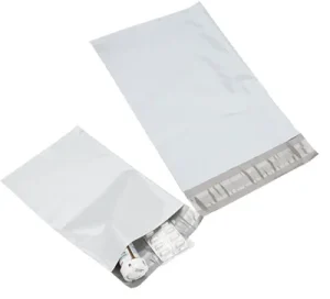 White Poly Self-Seal Mailers