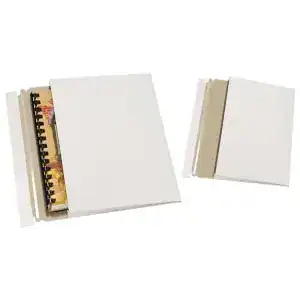 Pleated Self-Seal White Mailers