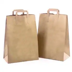 Natural Kraft Handle Sack Bags