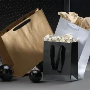 Uncoated Manhattan Bags with Twill Handles