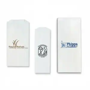 White Printed Pharmacy Bags