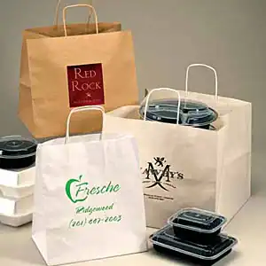 Wide Gusset Paper Bags