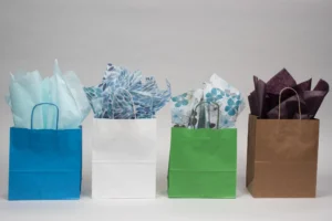 tissue paper in bags