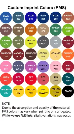 pizza boxes custom print color options