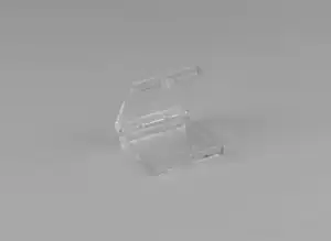 Rigid Hinged Plastic Boxes - 1-1/4 x 1-1/4"