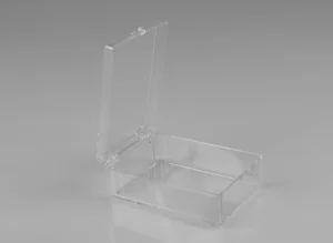 Rigid Hinged Plastic Boxes - 2-9/16 x 3-1/2"