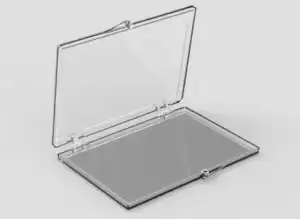 Rigid Hinged Plastic Boxes - 2-7/8 x 2"