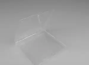 Rigid Hinged Plastic Boxes - 4-1/16 x 4-1/16"