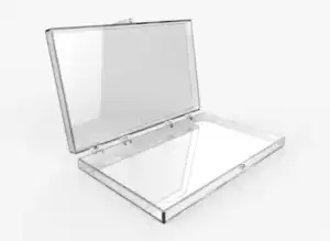 Rigid Hinged Plastic Boxes - 5-1/8 x 3-1/8"