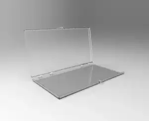 Rigid Hinged Plastic Boxes - 6-3/4 x 3-1/2"