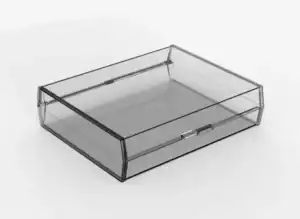 Rigid Hinged Plastic Boxes - 8-1/8 x 6-1/4"