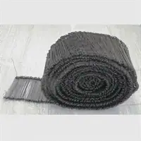 Durable 4.5L x 16 Gauge black wire ties ideal for secure packaging solutions.