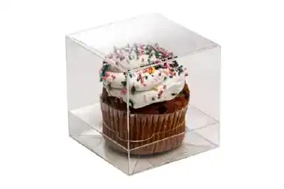 Clear Single Cupcake Boxes Set