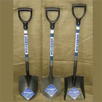 Durable 3-inch blade trenching shovel with fiber handle for efficient digging. Perfect for construct.