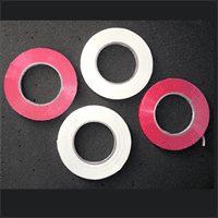 Colorful foam rings used for packaging and cushioning.