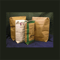 Durable 14.5W x 5.5D x 21L multiwall paper valve bags with top, bottom, and valve for secure packagi.