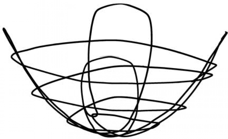 Optimal Two Blade Wire Tree Baskets