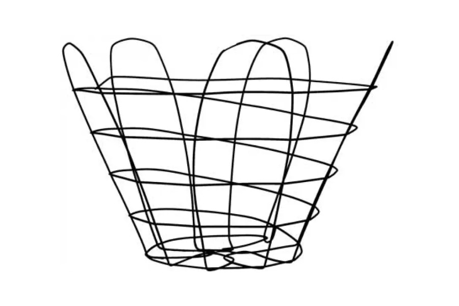 22° Truncated Wire Tree Baskets