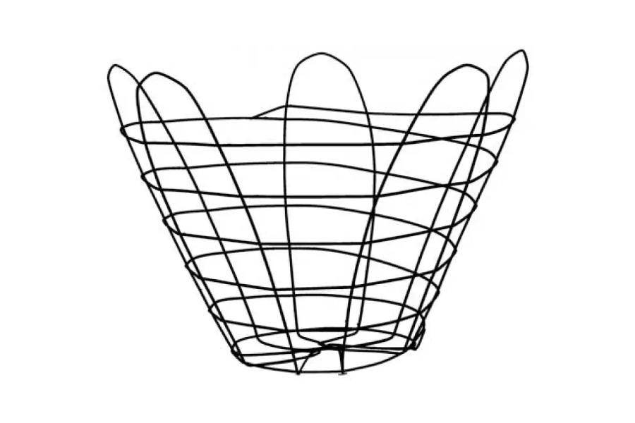 25° Wire Tree Baskets