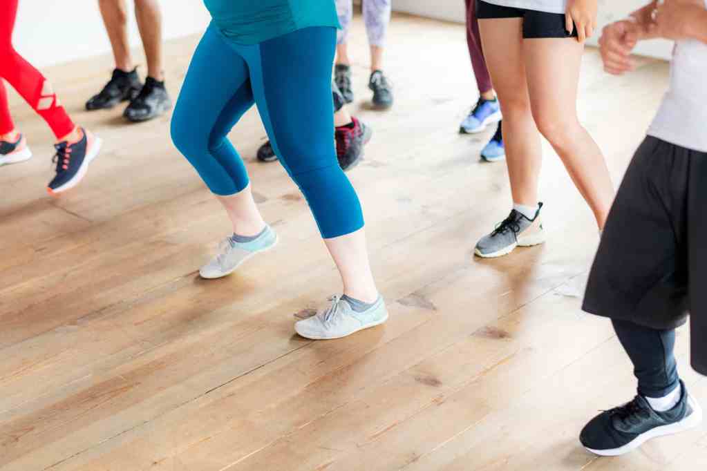 Dance class at the gym