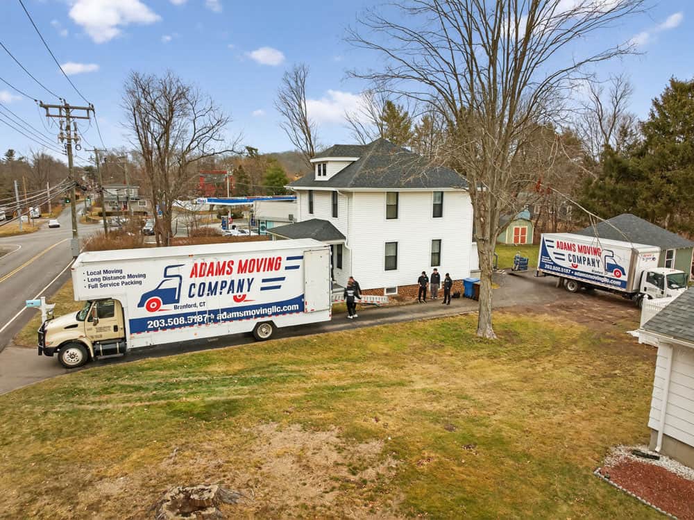 moving day with Adams Moving Company