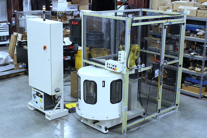 Automated industrial machinery for manufacturing and assembly processes.
