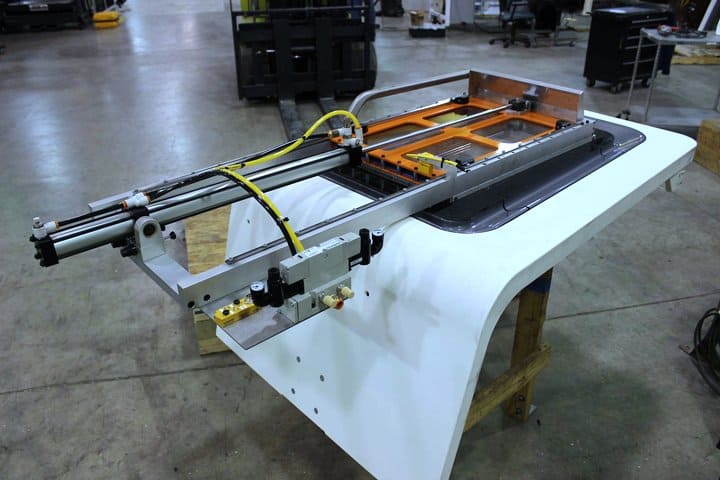 Industrial automation machinery for manufacturing processes.