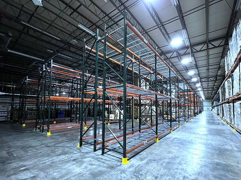 Pallet racking in medical warehouse