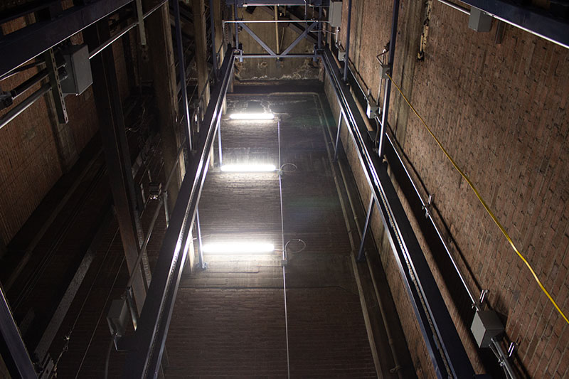 Elevator system installed by Adaptec Solutions for efficient vertical transport.