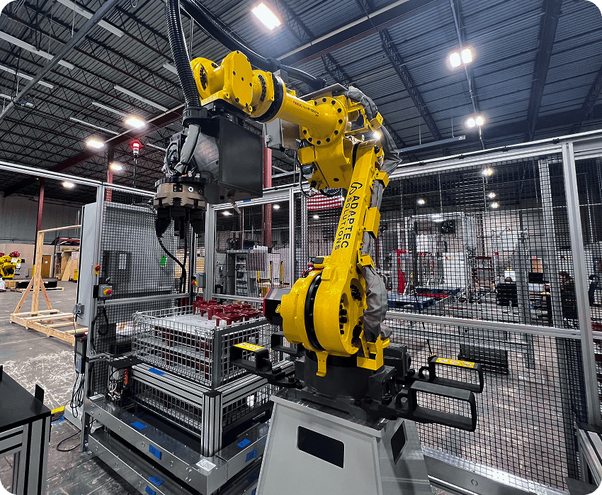 robotic machine tending system for manufacturing