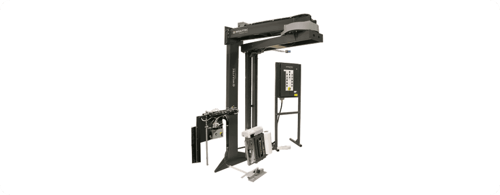 rotary arm stretch wrapper system