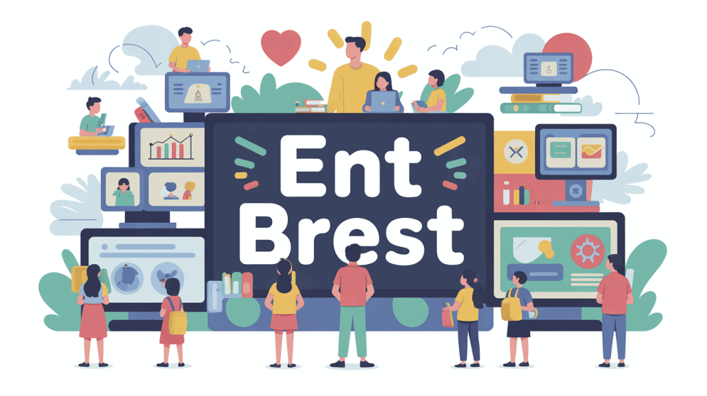 Illustration de ENT Brest pour élèves, parents et professeurs