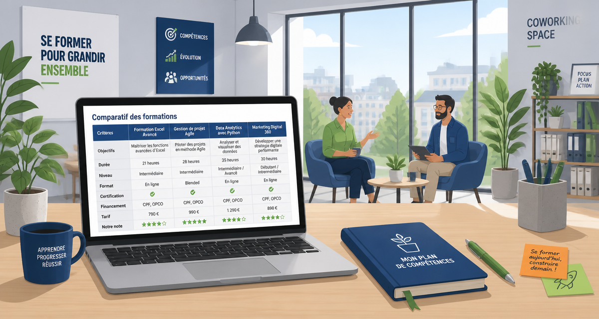 idée formation cpf ordinateur coworking