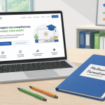 Meilleur formation CPF sur bureau avec dossier et ordinateur