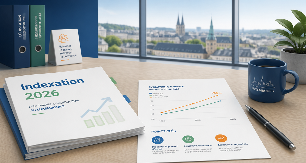 augmentation salaire Luxembourg documents indexation 2026