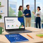 intégration entreprise bureau accueil nouveaux talents
