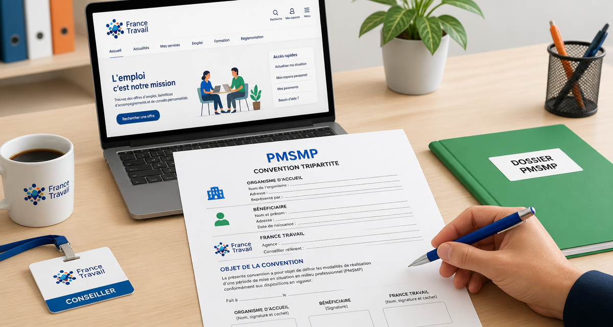 stage immersion pole emploi remuneration convention pmsmp