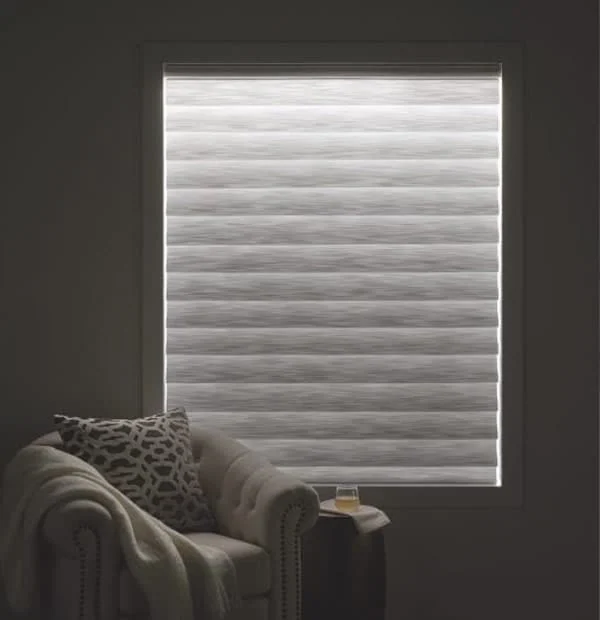 Custom zebra roller blinds ideal for light control and privacy, available at Advance Blinds & Drapery.