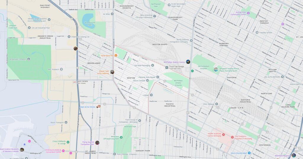 Detailed map of Los Angeles public transportation routes and stations.