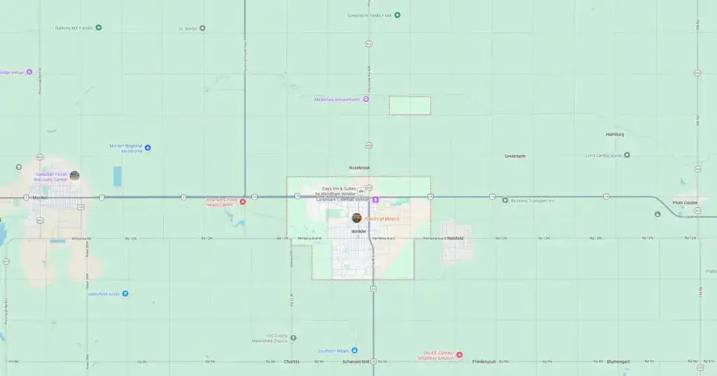 Map of a transportation network showing various routes and stations across a region.