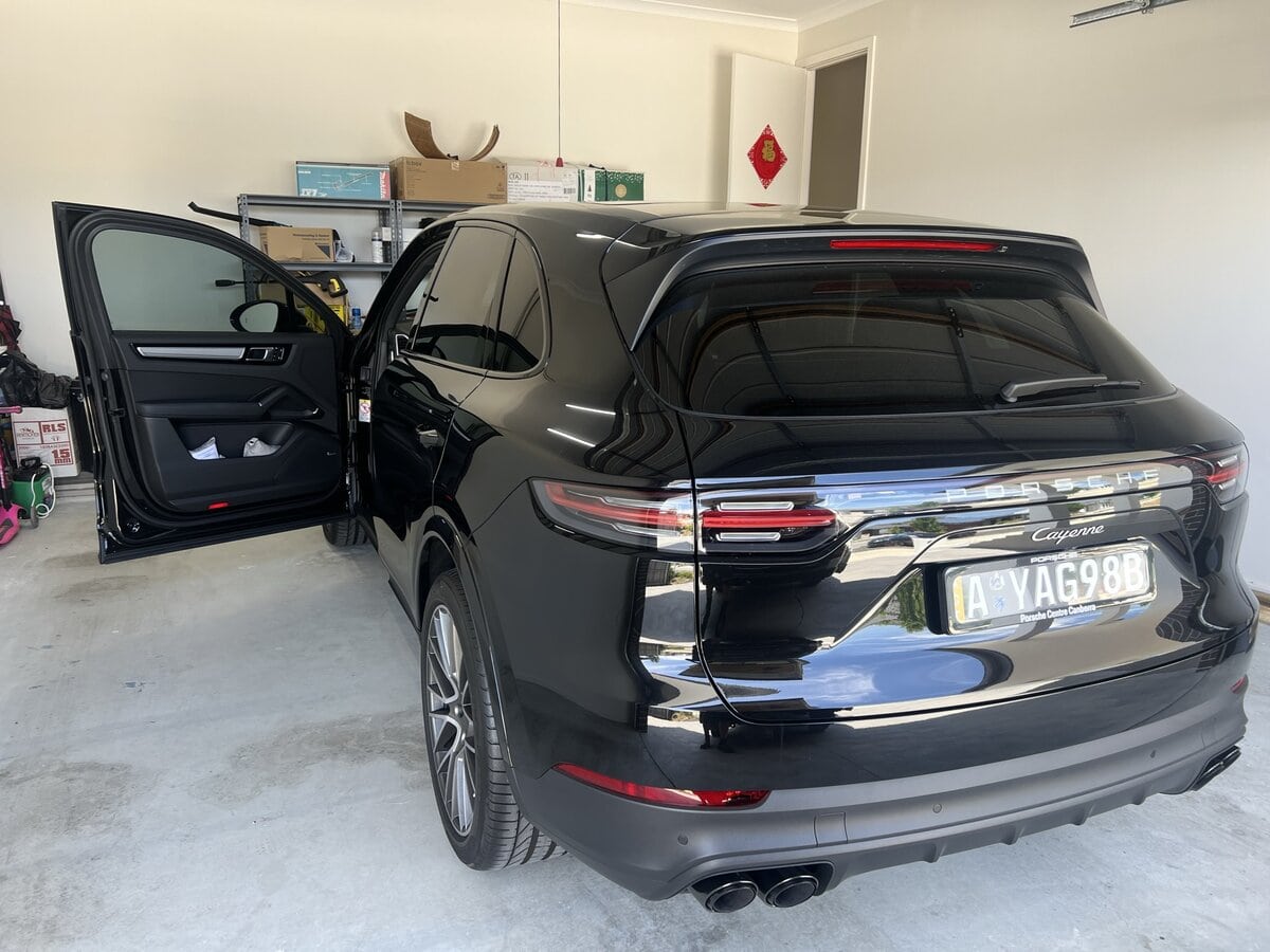 Porsche first service in Coombs