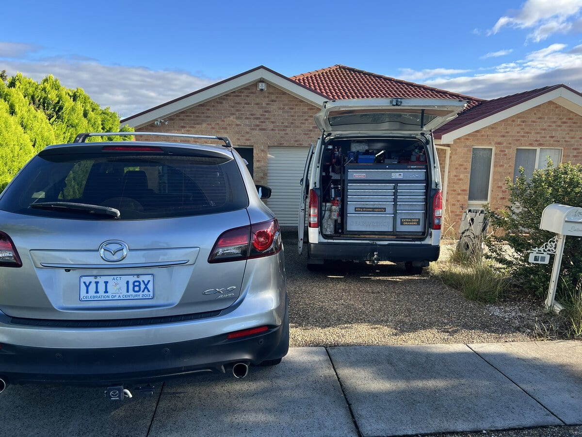 Mazda service brakes and window regulator replacement in Gungahlin