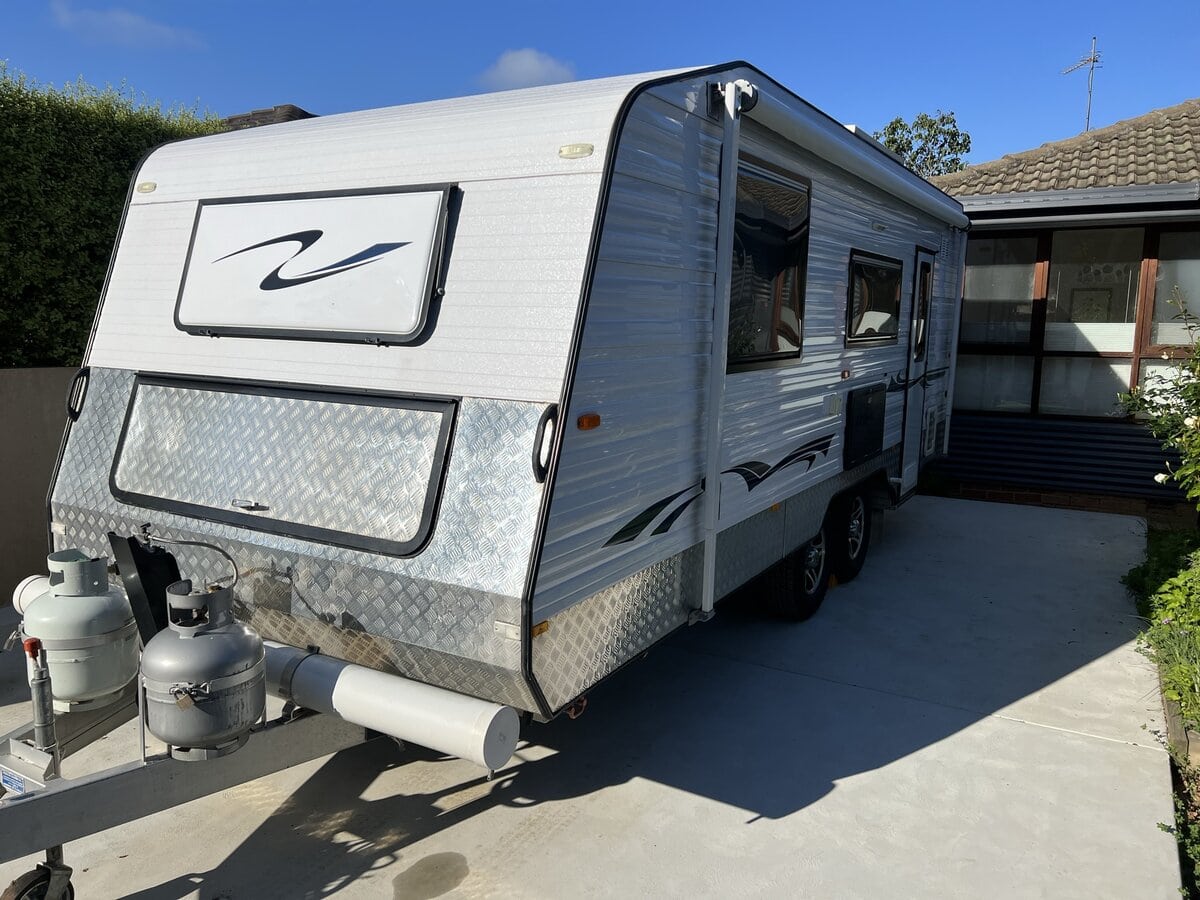 Caravan service case completed in O'Connor Canberra including bearing replacement and brake work