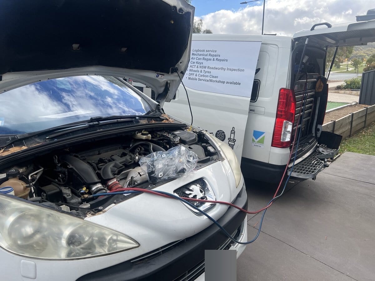 2010 Peugeot 308 AC compressor replacement Canberra