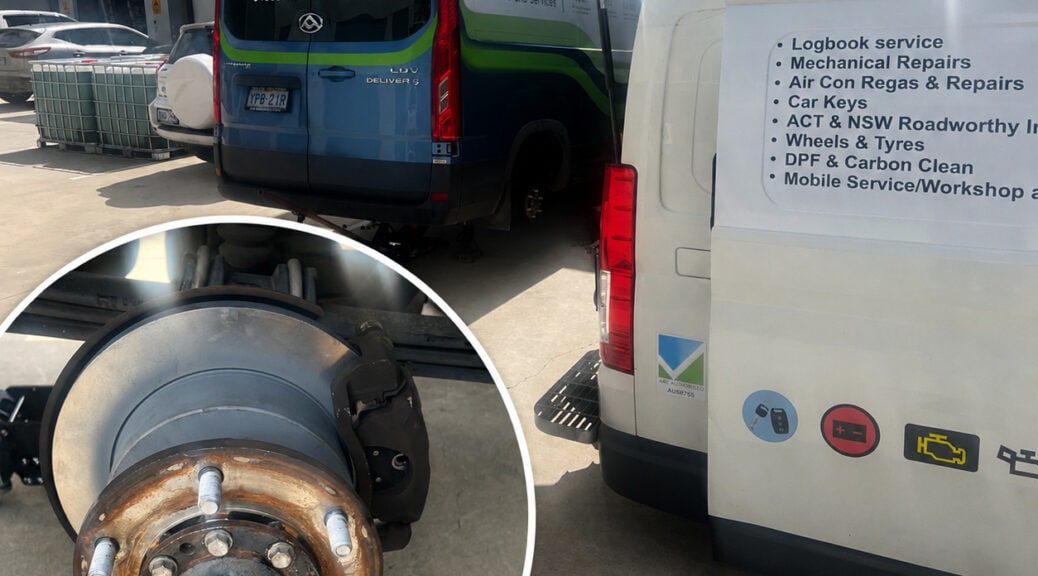 LDV delievry 9 brake replacement