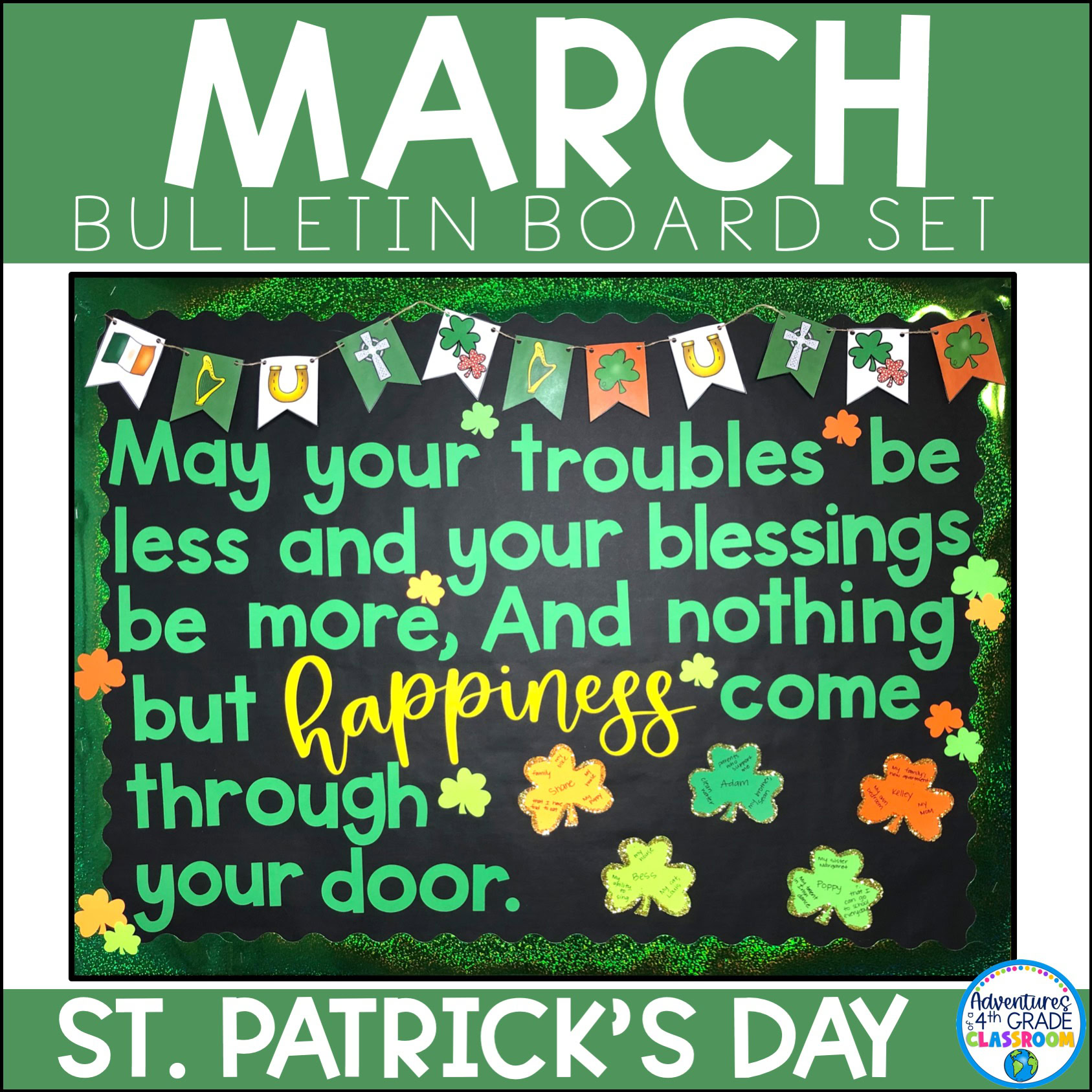 March Bulletin Board Set | St. Patrick