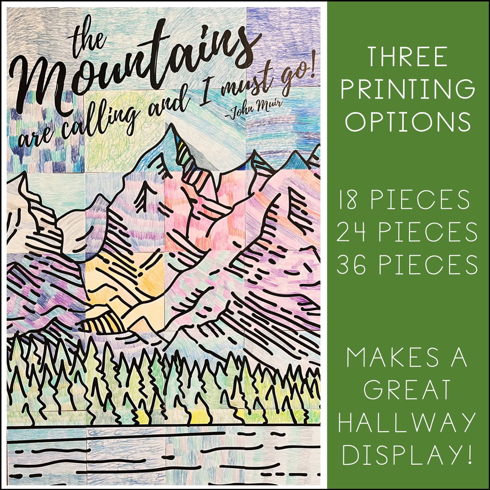 National Park Collaborative Poster | John Muir - Image 2