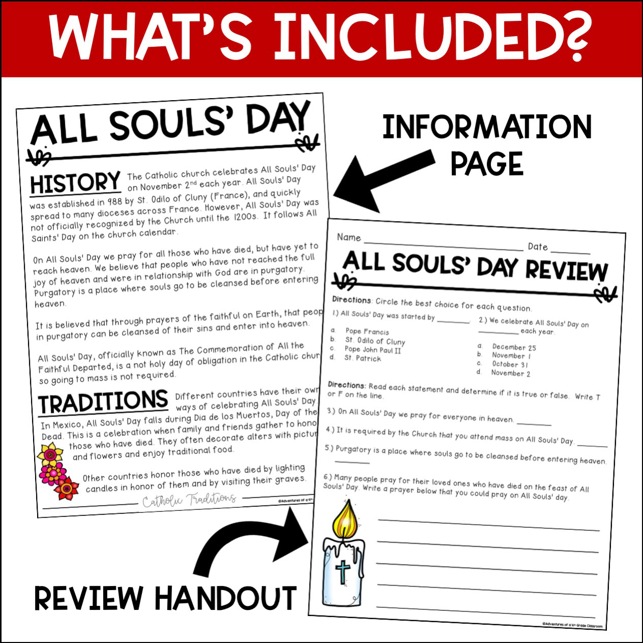 Catholic Holy Days for Upper Elementary | Assumption of Mary - Image 2