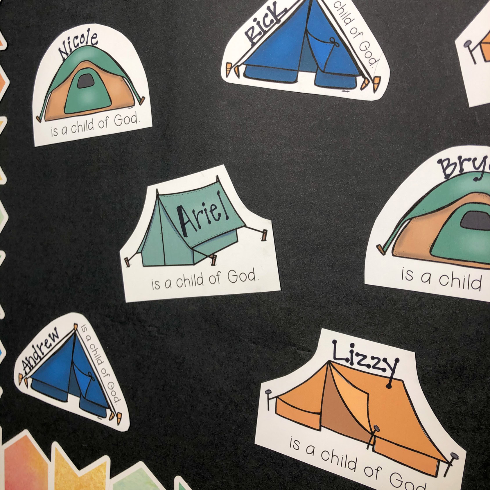 July Bulletin Board Set | Camping | Back to School - Image 3