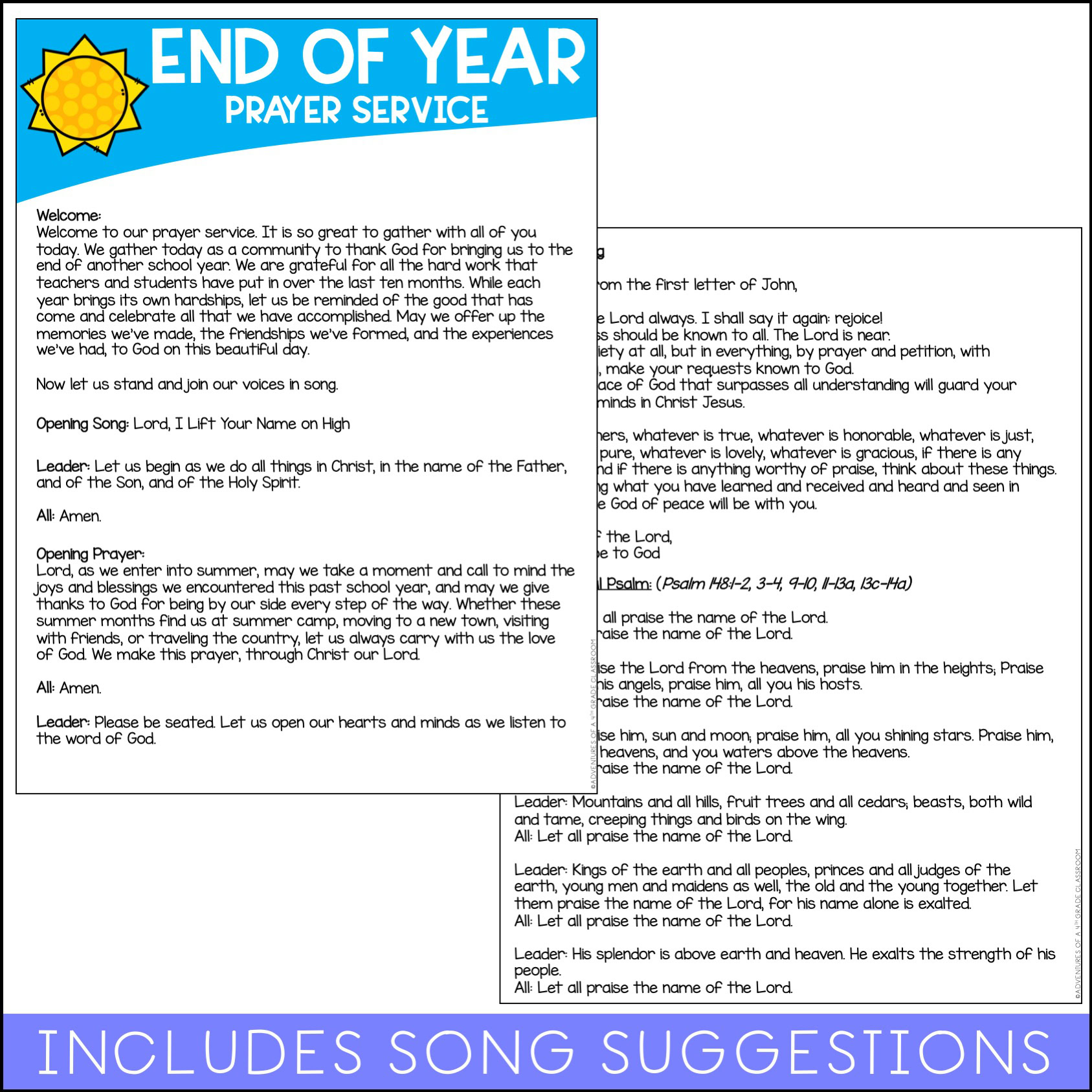 End of Year Prayer Service | Catholic - Image 2
